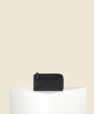 Black Women's Cafuné C-Lock L-Zip Cardholders | NLF4327YA