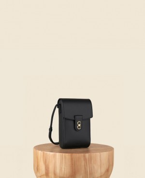 Black Women's Cafuné Trunk Box Crossbody Bags | XAL7790GH