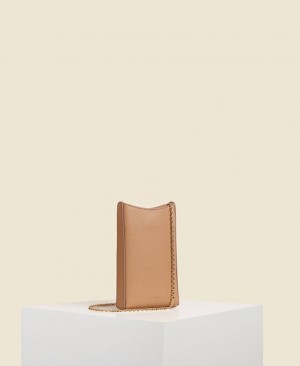 Brown Women's Cafuné Camber Sling Phone Bag | EVB8192TJ