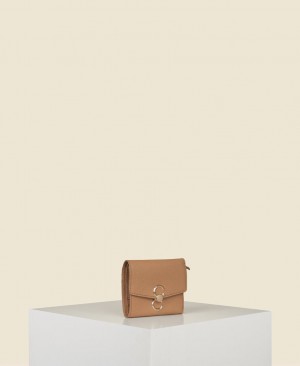 Brown Women's Cafuné Double-C Wallets | INJ516DB