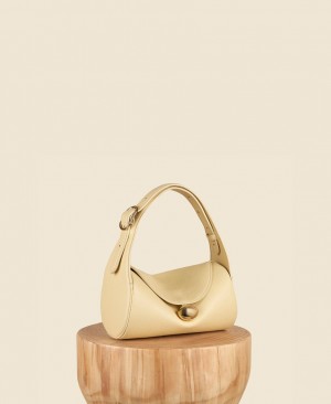 Cream Yellow Women's Cafuné Drop Duffel Shoulder Bags | HMA1096SV