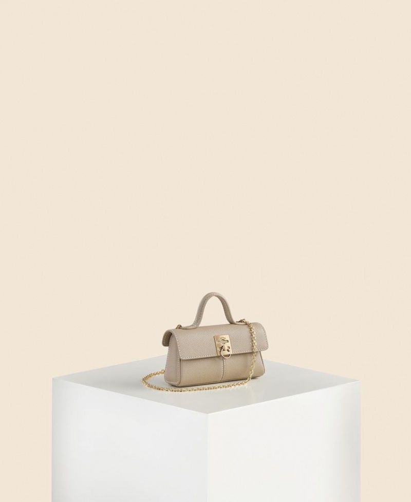 Beige Women's Cafuné Mini Stance Box Set Mini Bags | CSZ8268LD