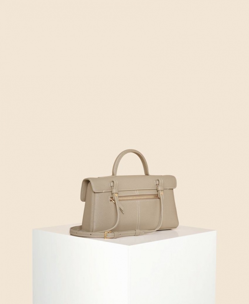 Beige Women's Cafuné Stance Wallet Crossbody Bags | MCI4713LF