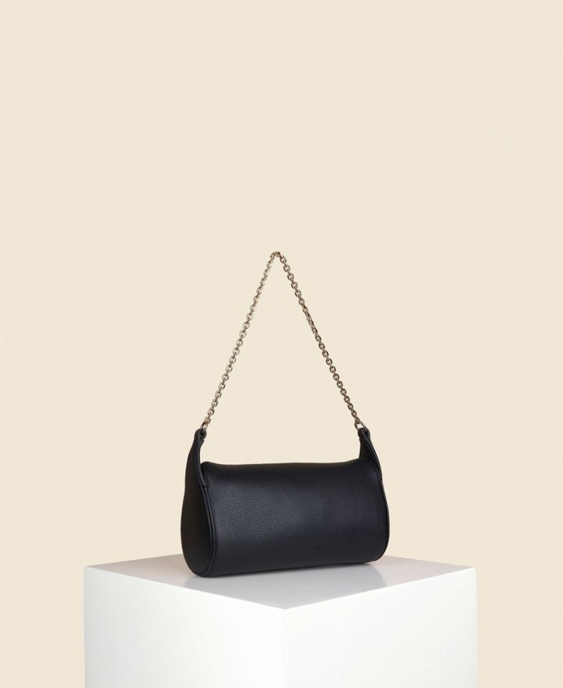 Black Women's Cafuné Mini Drop Duffel Shoulder Bags | YMV8362JQ