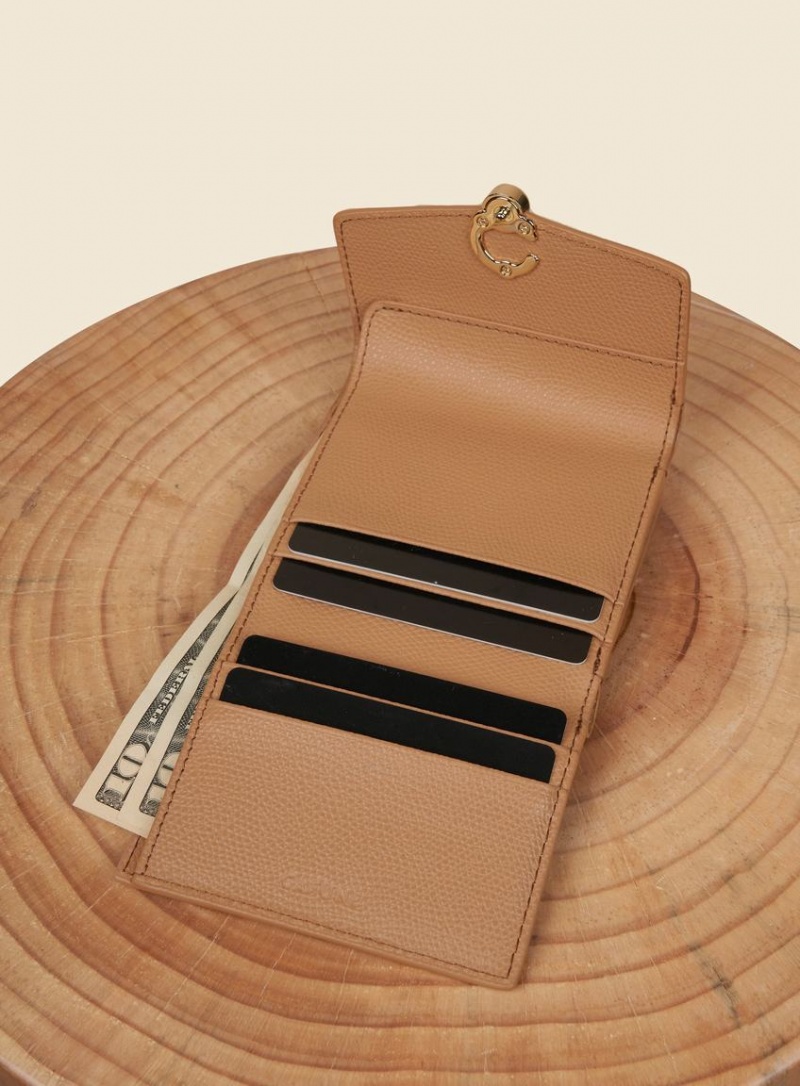 Brown Women's Cafuné Double-C Wallets | INJ516DB