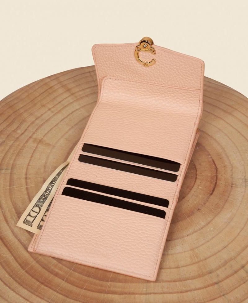 Pink Women's Cafuné Double-C Wallets | INK2218TF