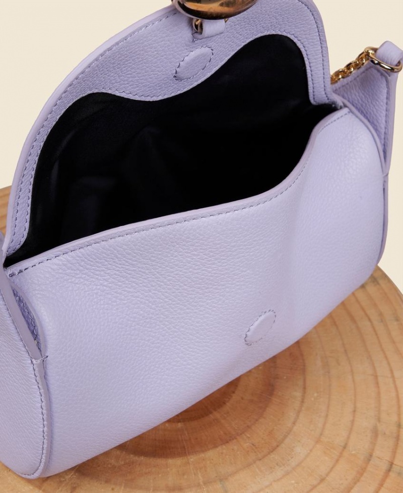 Purple Women's Cafuné Mini Drop Duffel Shoulder Bags | YKF2325CN