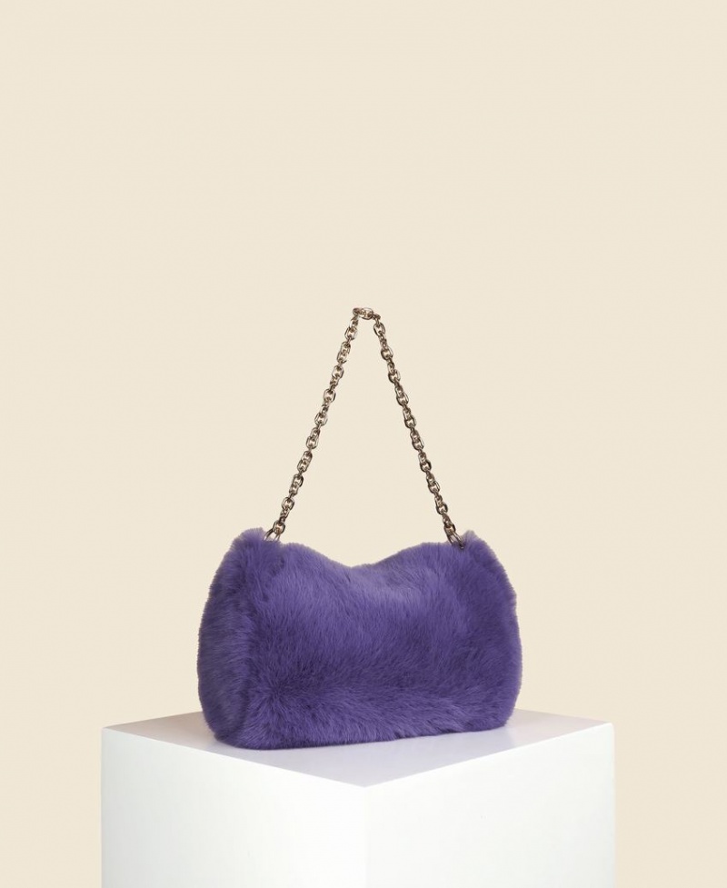 Purple Women's Cafuné Mini Drop Duffel Shoulder Bags | JYD7468VC